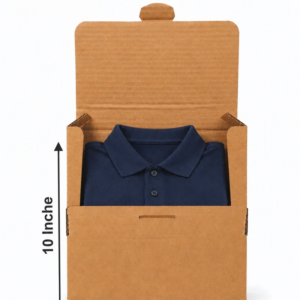 (11x10.5x1.5) color print premium corrugated t shirt packaging box