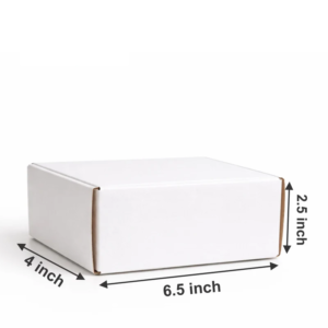 (6.5x4x2.5) color print white quickpack mailer box 1