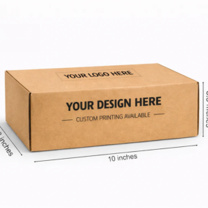 (10x8x3.5) premium color print brown corrugated mailer box 5