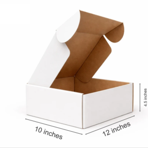 (12x10x4.5) plain white smartship e commerce box 1