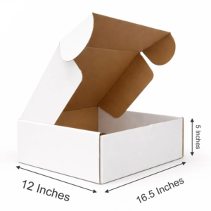 (16.5x12x5) plain white xl e commerce box 1