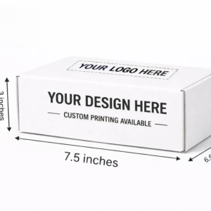 (7.5×6.5×3) color print white mini shipper e commerce box 5