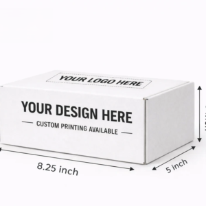 (8.25x5x3) plain white pro pack e commerce box 6