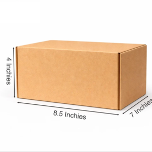 (8.5x7x4) medium plain brown e commerce box 1