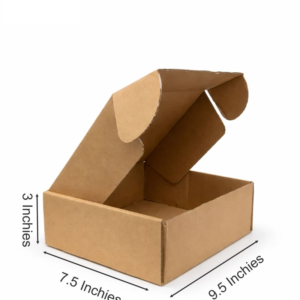 (9.5×7.5×3) plain brown prime pack e commerce box 1
