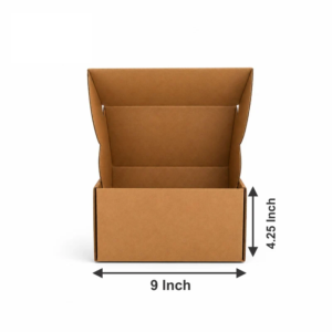 (9×5.75×4.25) plain brown premium corrugated mailer e commerce box 2