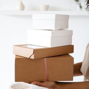Plain Brown & White Boxes